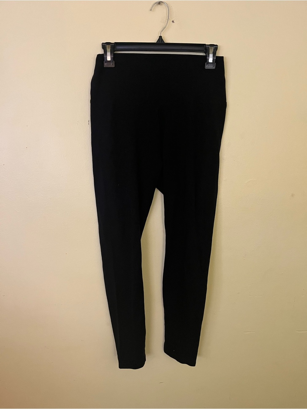 Simply Vera Vera Wang Black Pull-On Stretch Leggings